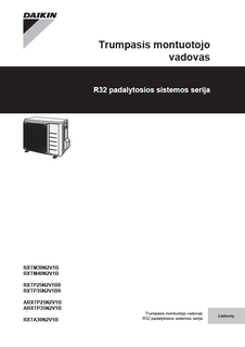 RXTM-N, RXTP-N9, ARXTP-N, RXTA-N_4PLT518023-7E_2019_04_Installer reference guide_Lithuanian download